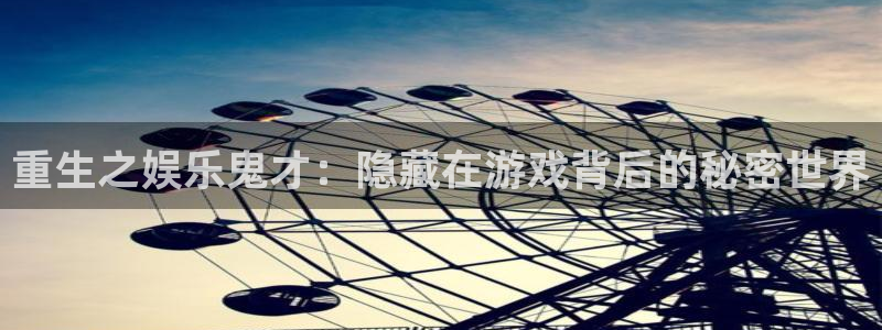 辉达平台游戏：重生之娱乐鬼才：隐藏在游戏背后的秘密世界