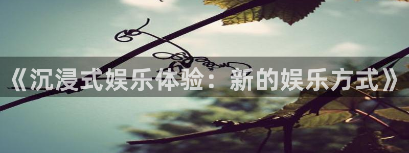 辉达平台平台官网版下载：《沉浸式娱乐体验：新的娱乐方式》